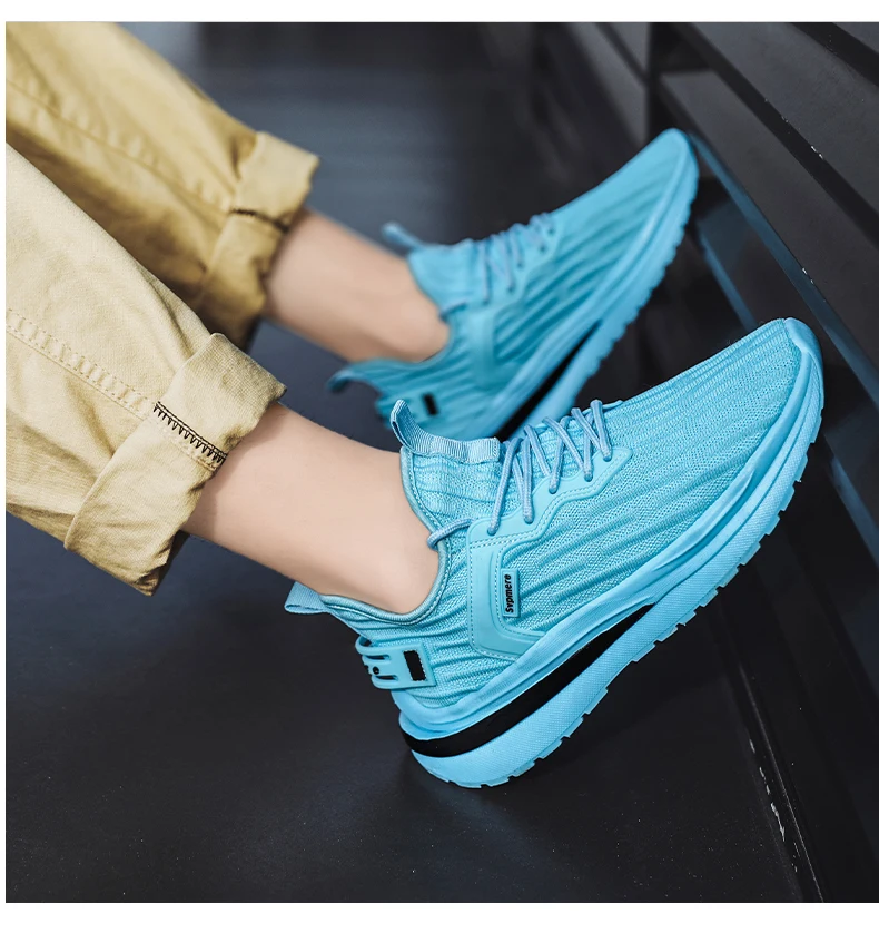 

2021 Spring New Men's Casual Shoes Comfortable Fly Weave Shoes Women Trend Student Running Shoes Free Shipping