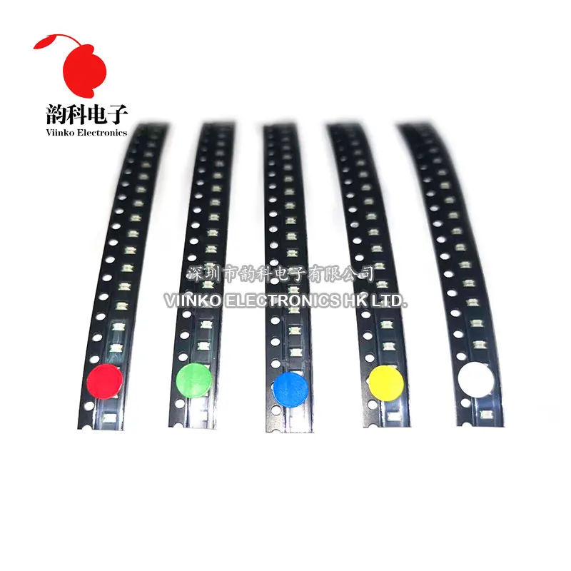 500 шт. = 5 цветов x 100 5050 5730 1210 1206 0805 SMD светодиодный комплект диодов