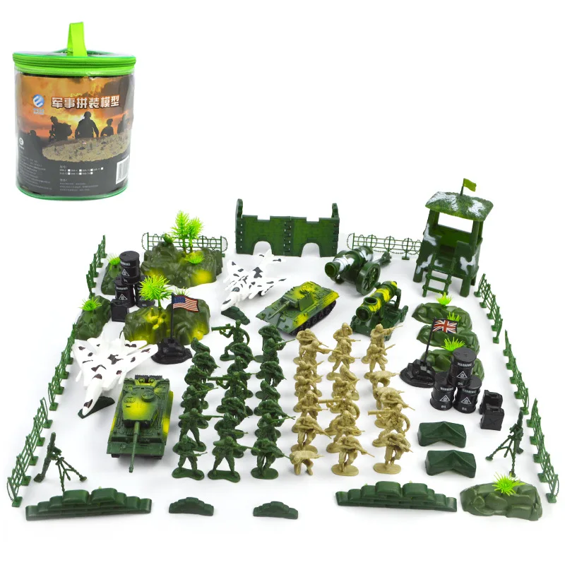Статический дисплей Камуфляжный костюм DIY Собранные военные Солдат модель