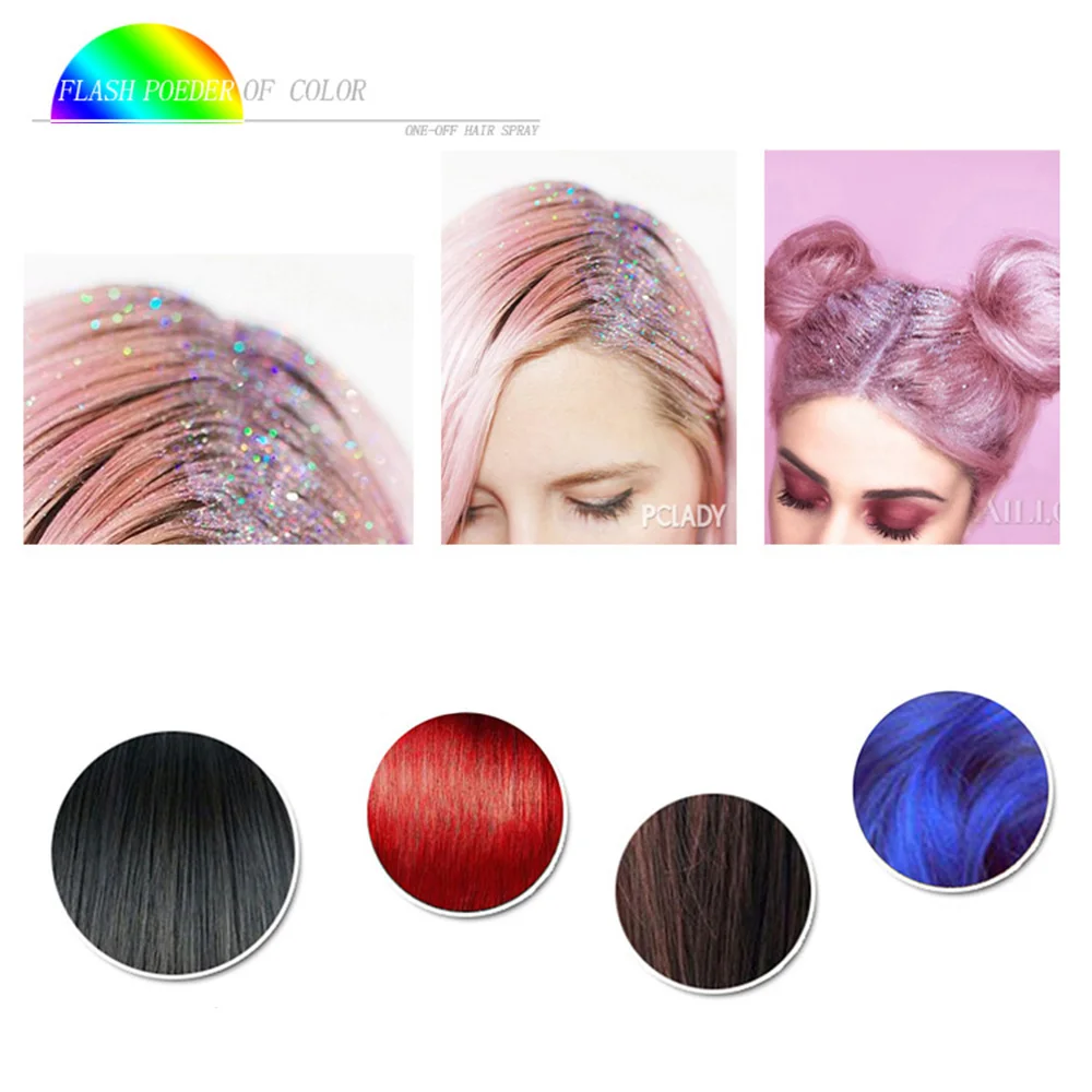 Цветной временный яркий набор для волос моющаяся Расческа окрашивания хорошие