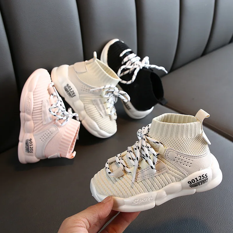 Детские кроссовки для мальчиков и девочек дышащие мягкие удобная дышащая