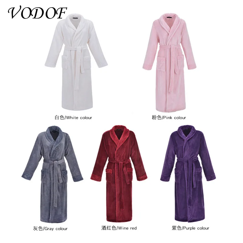 VODOF 100% махровая модель унисекс для влюбленных мягкая женская одежда сна
