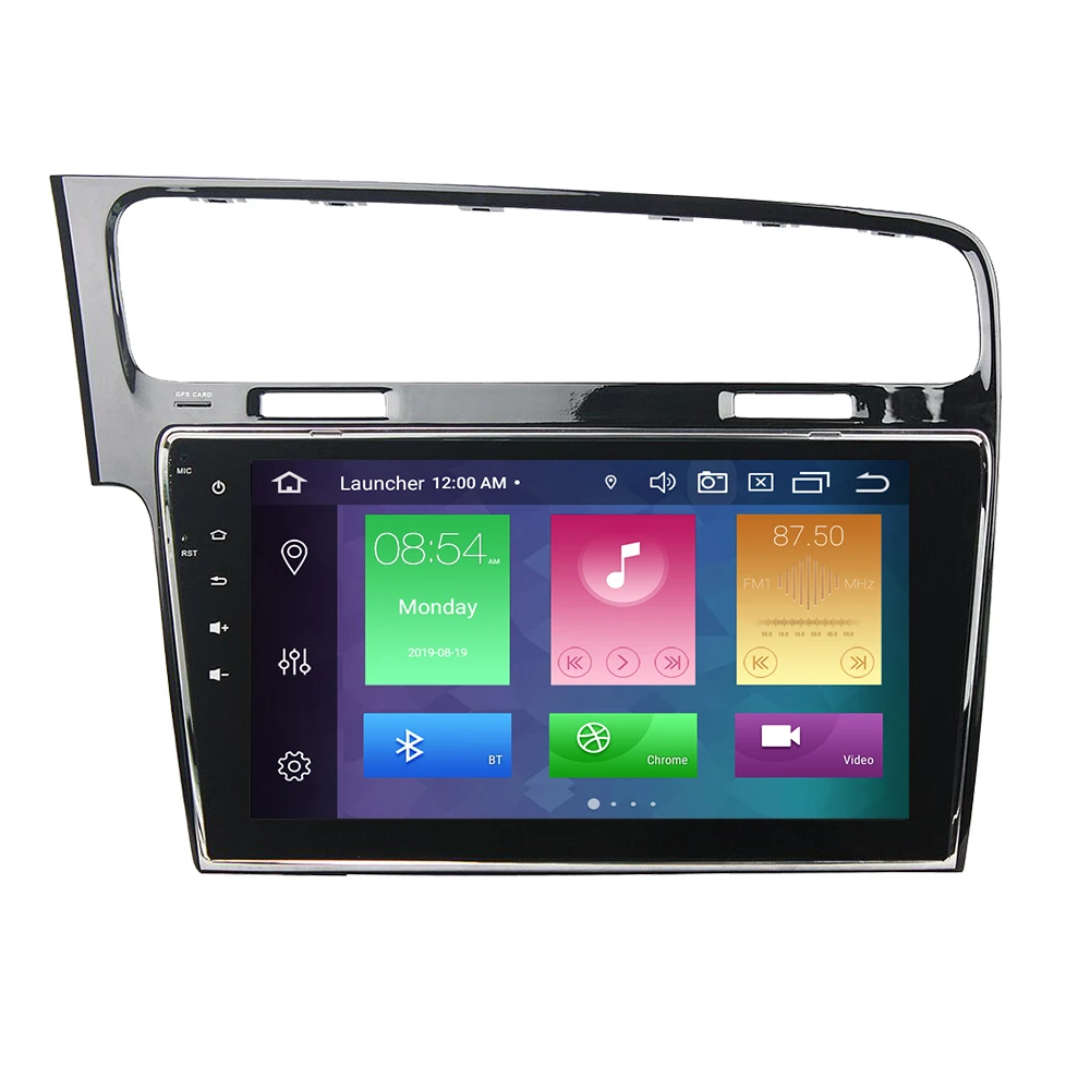 Автомагнитола Xonrich ips 1Din Android 9 автомобильный мультимедийный плеер для Volkswagen VW Golf 7 Стерео gps навигационный головное устройство DSP 4G ram