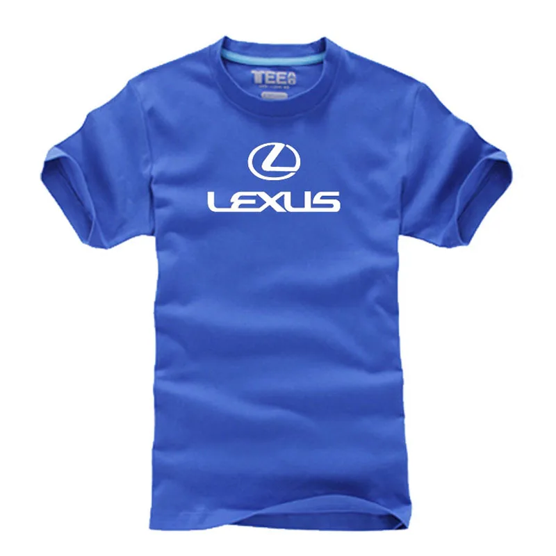 

Summer Lexus logo T shirt cotton casual short-sleeved T-shirt