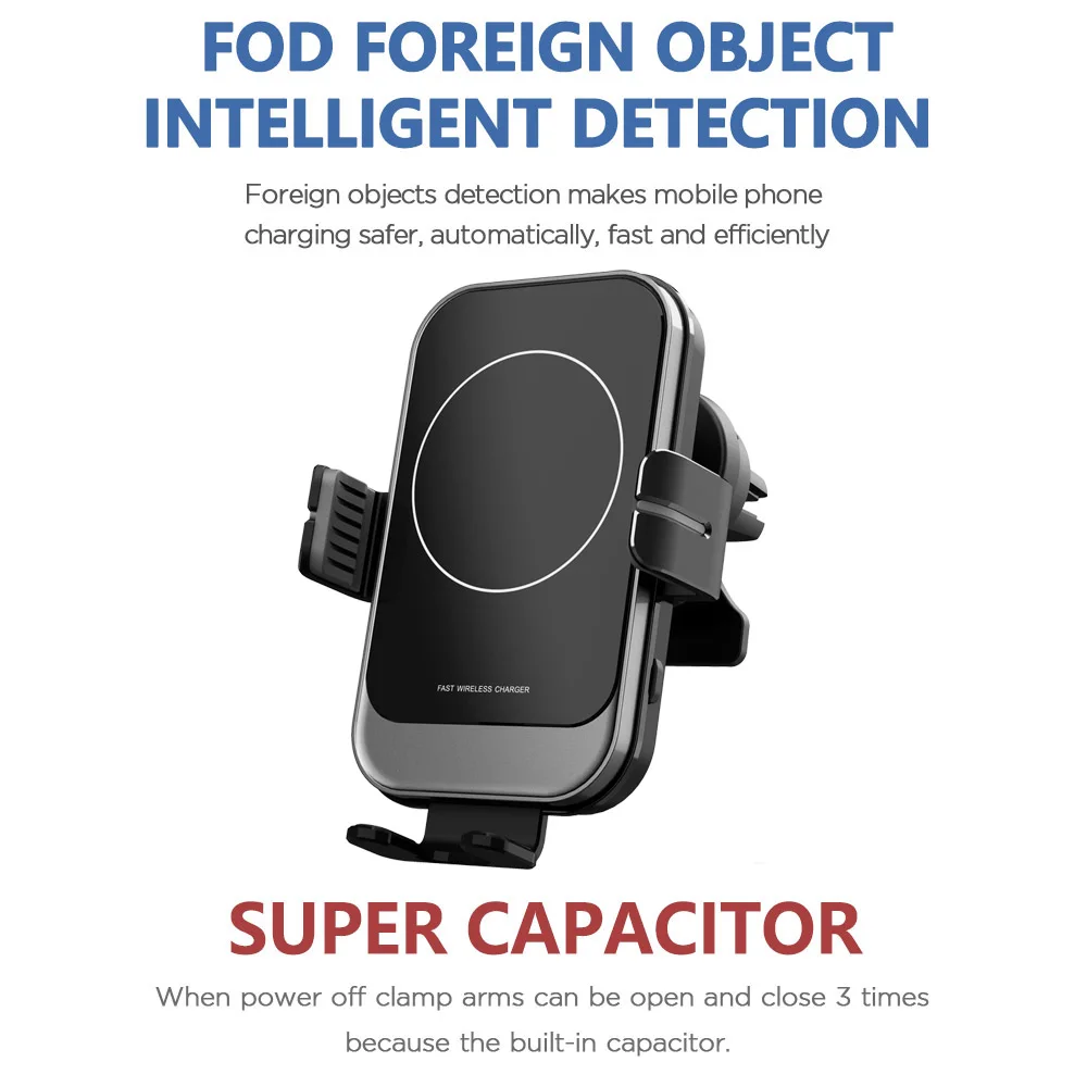 schitec universal 15w qi car phone holder wireless car charger automatic alignment car mount cd air vent mount car charger free global shipping