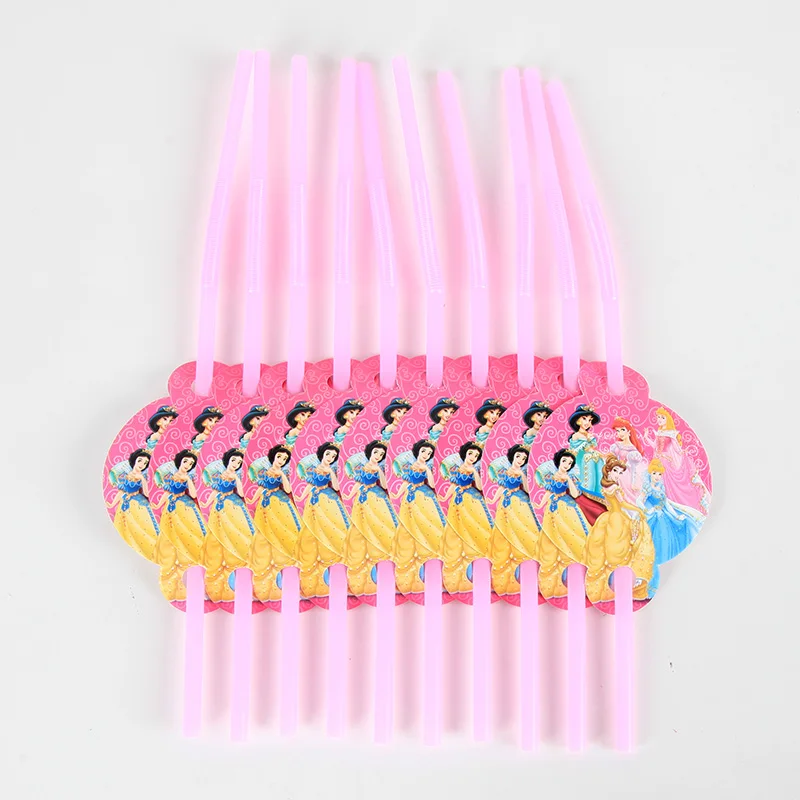 

90Pcs/lot Disney Princess Theme 20 people Party Decor Package For Kids Birthday Party Disposable Supplies Cup Plate Napkin favor