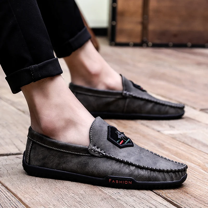 

Мужские модные лоферы, повседневные кроссовки, роскошная модная обувь для вождения, стильная новая крутая мужская деловая обувь