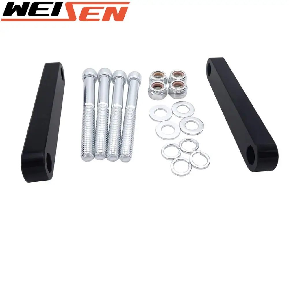 

Black 30" Wrap 6.5" Wide Front Fender Spacers Mount Kit For Harley 2014-2019 Touring FLHT FLHR FLHX FLTR Motorcycle Accessories
