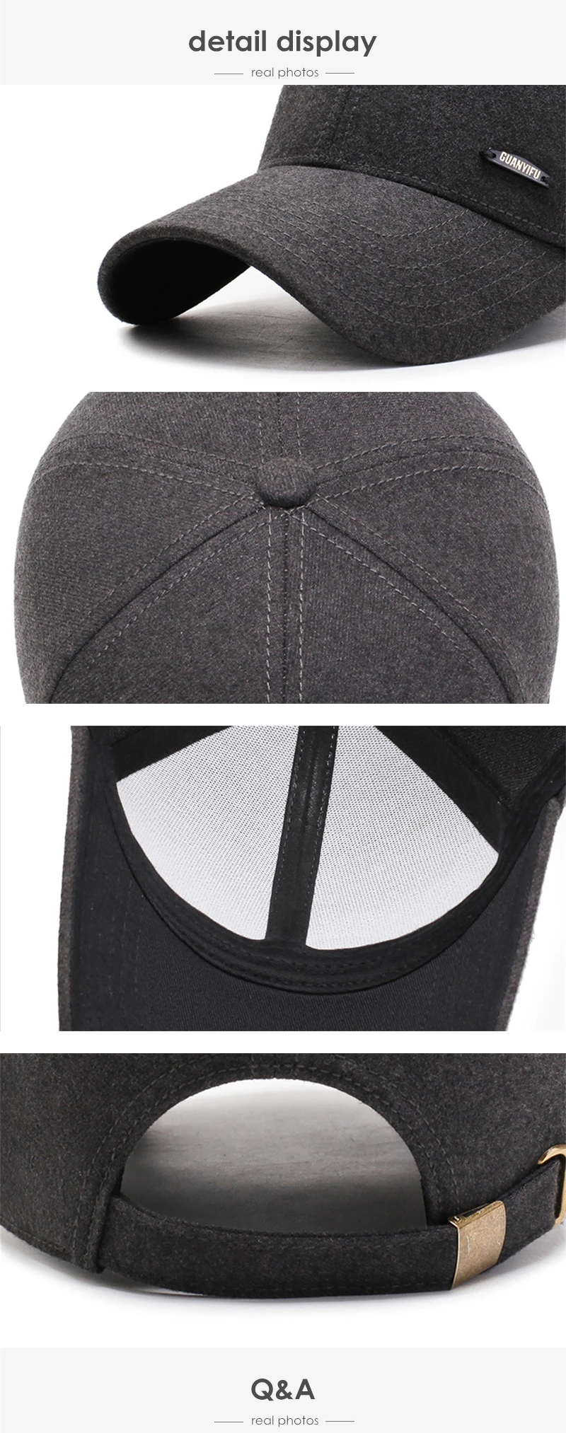 [NORTHWOOD] Gorra Hombre, зимняя мужская бейсболка, уличная теплая утолщенная облегающая Кепка, брендовая бейсболка, шапка для взрослых