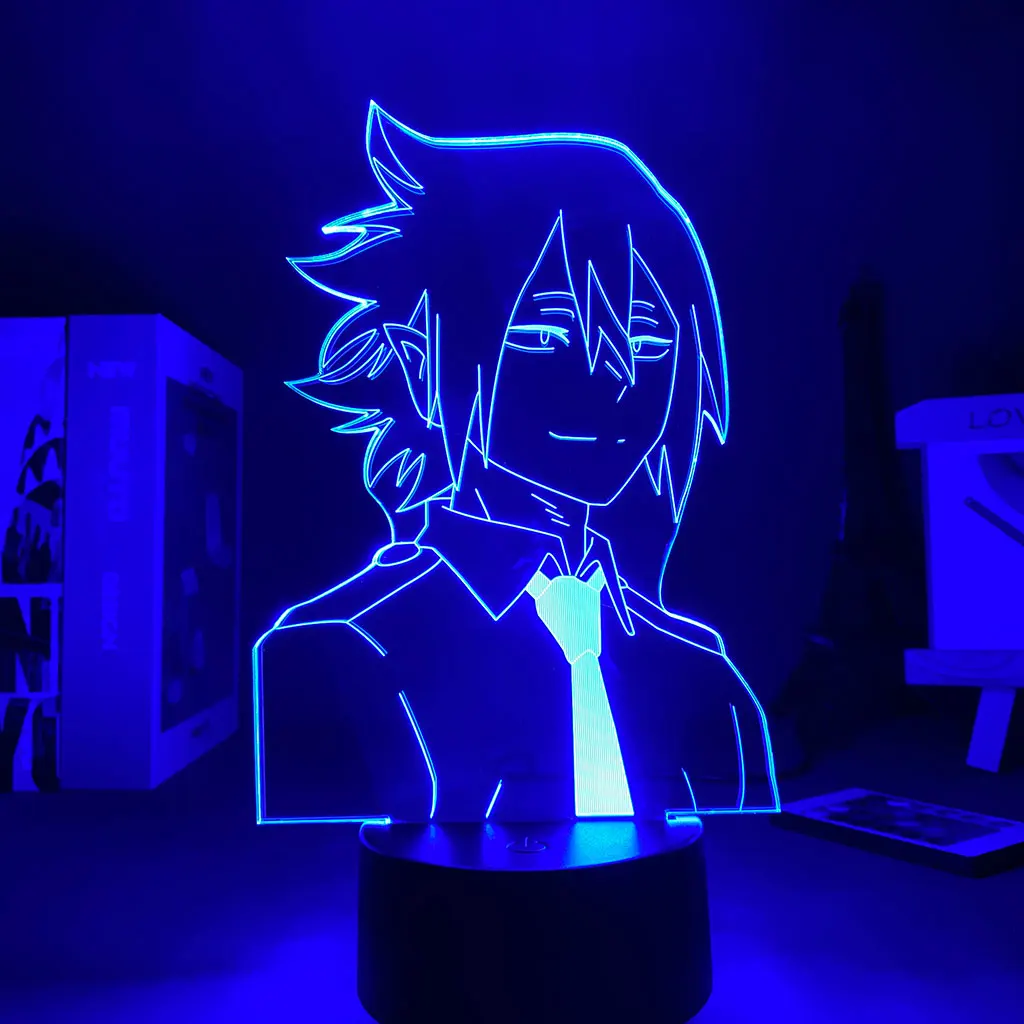 3D desk lamp Anime My Hero Academia Tamaki Amajiki Light for Bedroom Decor Birthday Gift Touch Sensor Nightlight