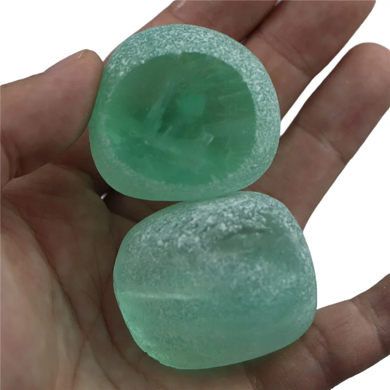 

1 шт. натуральный полированный зеленый зернистый кристалл, разобранный гравий, украшение Wicca, лечебные камни, ремесло для медитации