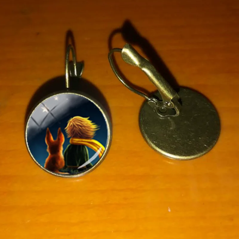 bronze / Новая мода Le Petit Prince Hook Серьги маленькое украшение Маленький принц французский Сказочный Стиль серьги аксессуары - Окраска металла: bronze