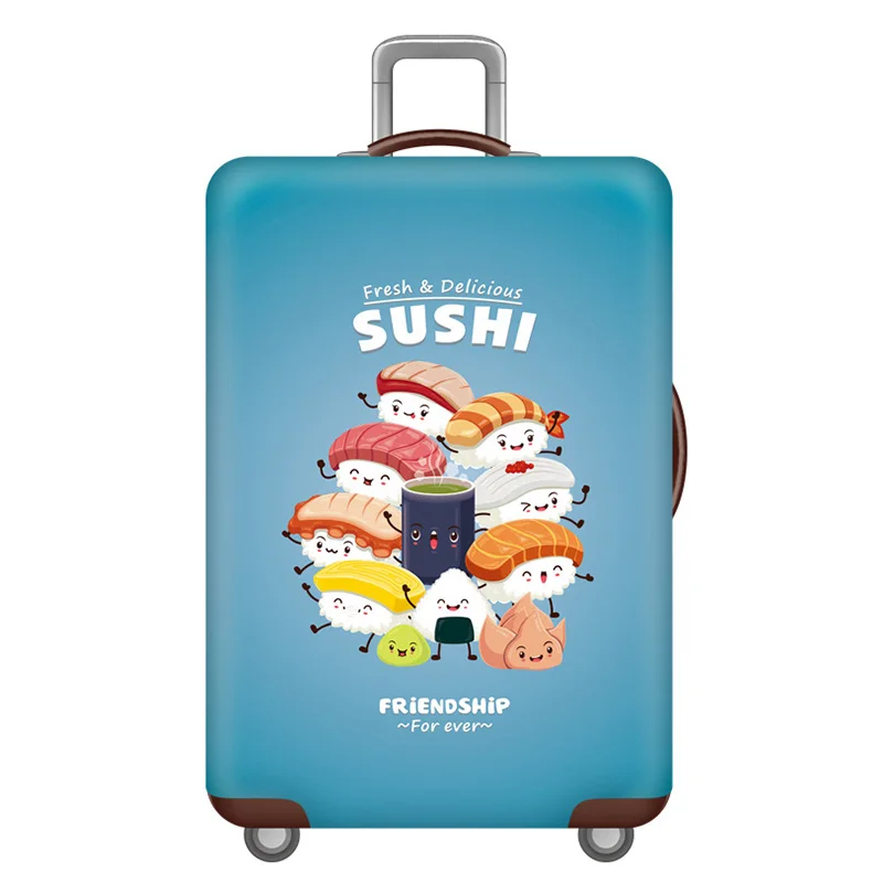 H Luggage cover Эластичный Чехол для багажа, защитный чехол для багажа, Чехол для багажа 18-32 дюймов, чехол для чемодана, пылезащитный чехол, аксессуары для путешествий - Цвет: H Luggage cover