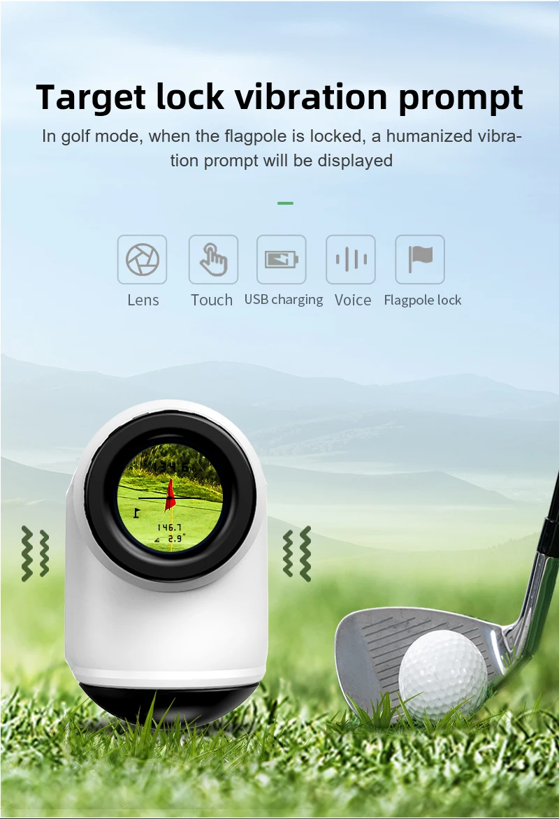 

600m OEM Touch screen rangefinder PinSeeker Slope Scope Distance Meter Archery Telescope For Hunting Golf Laser Rangefinder