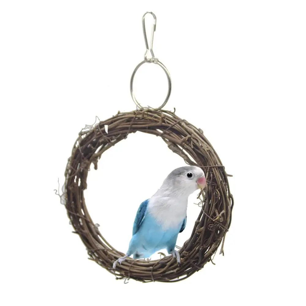

5pcs small and medium parrot toy bird toy set