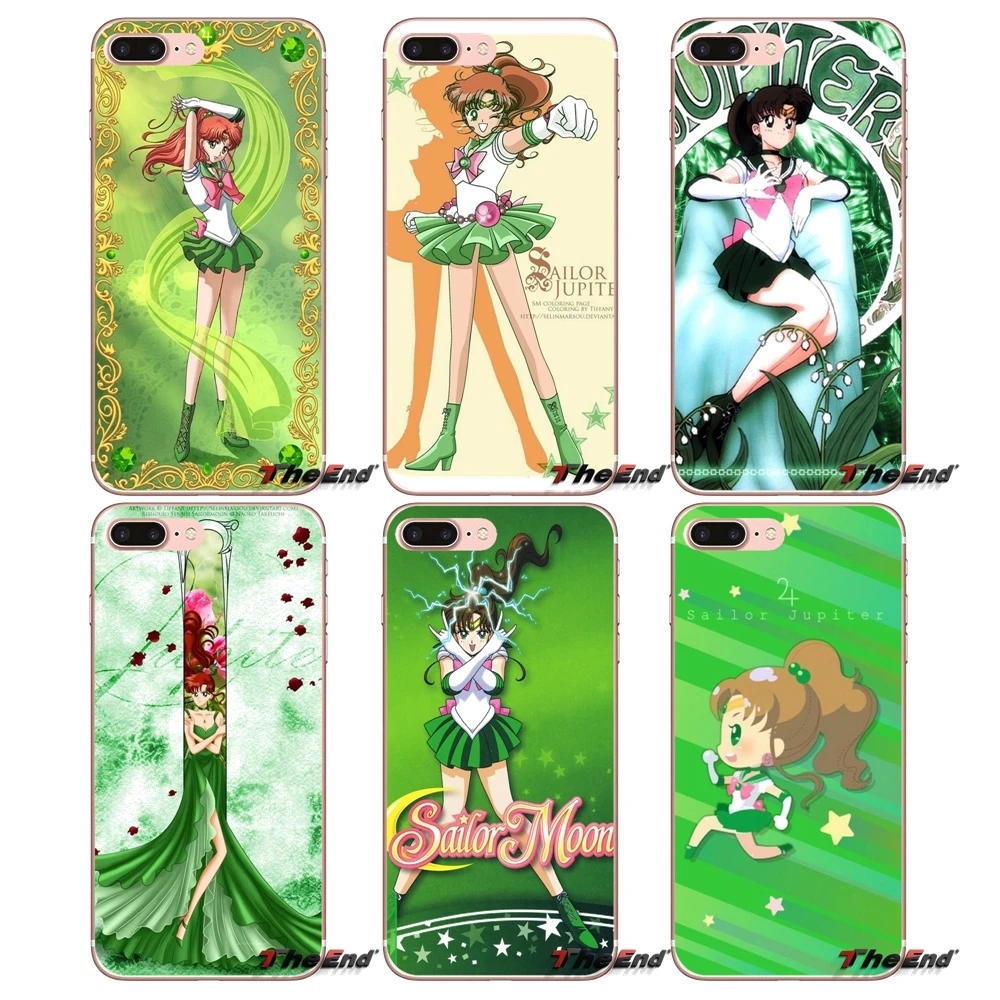 Сейлор Мун Юпитер ТПУ чехол для samsung Galaxy S2 S3 S4 S5 MINI S6 S7 edge S8 S9 Plus Note 2 3 4 5 8 Coque Fundas |