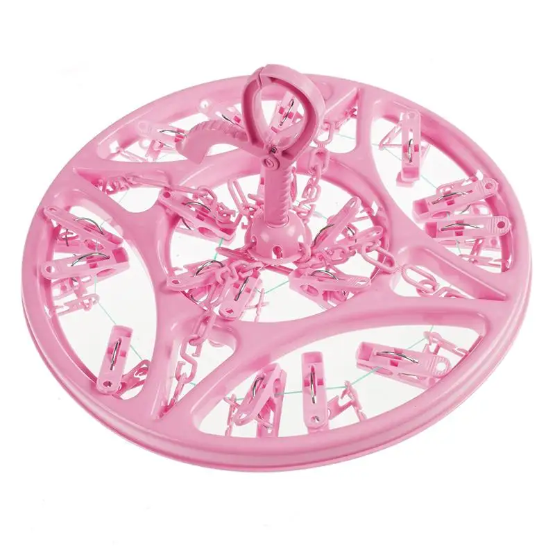 Пластиковая вешалка для одежды с защелками круглая пластиковая подвесная