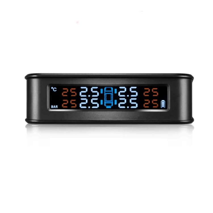 Умный автомобиль TPMS система мониторинга давления в шинах Солнечная USB голосовой
