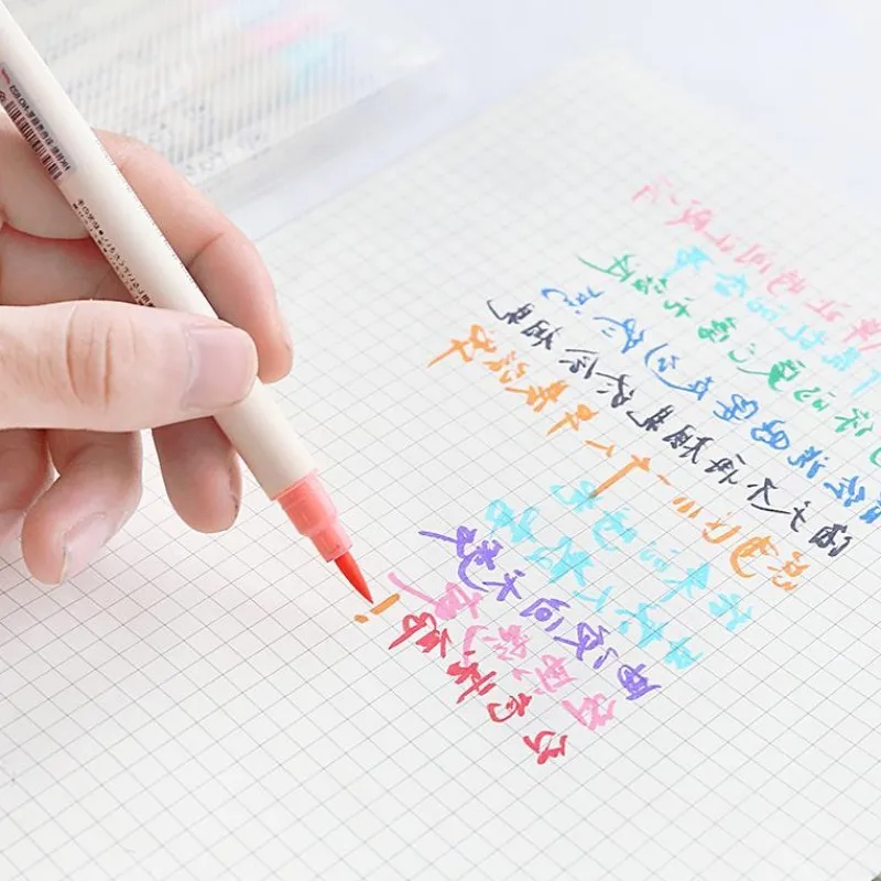 10 шт. разноцветные акварельные фломастеры для рисования | Канцтовары офиса и дома