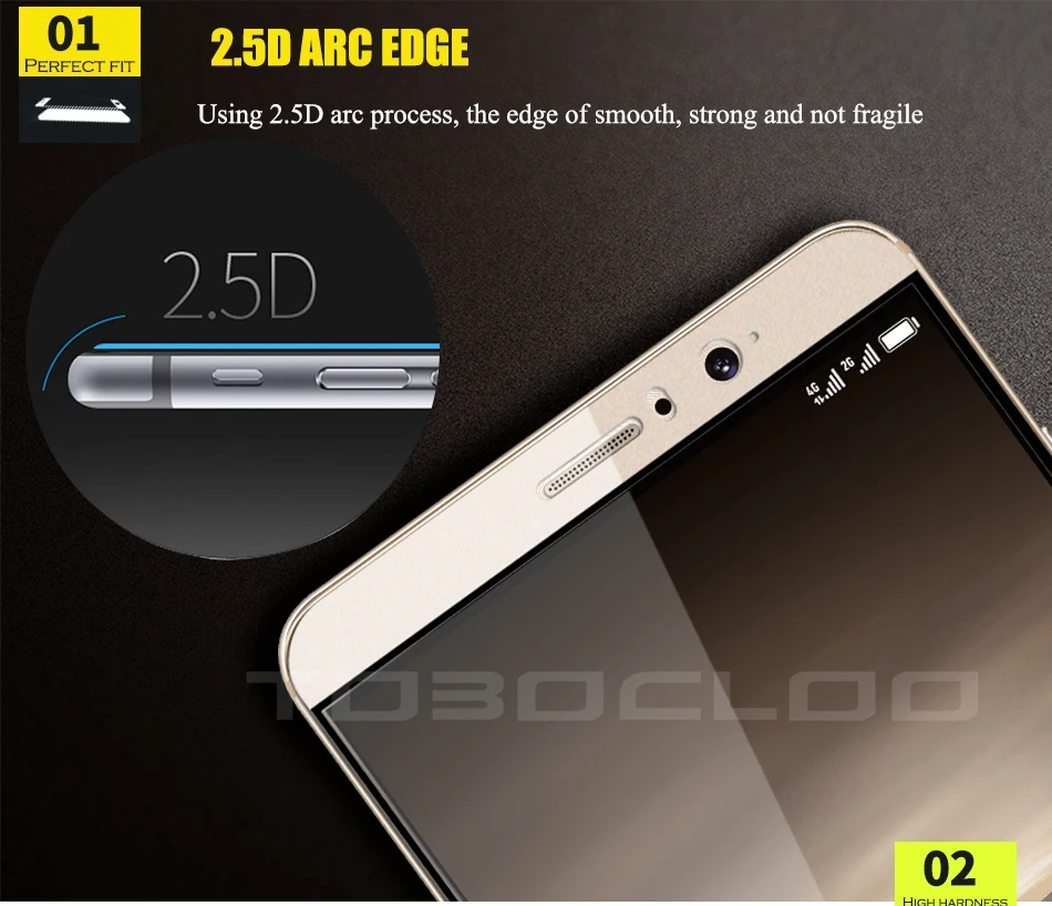 Чехол TOBOCLOO из закаленного стекла с полным покрытием для Huawei P9 Lite P8 2017 Honor 6X 7X 6C 9 8 PRO