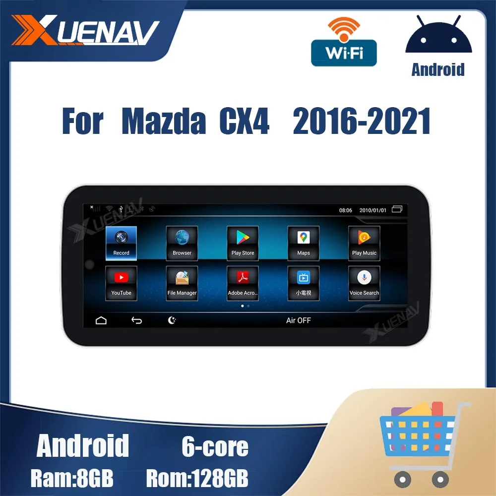 

Автомобильная магнитола на Android для mazda CX-4 2016 2017 2018 2019 2020 DVD мультимедийный плеер Автомобильный аудиомагнитофон 2din