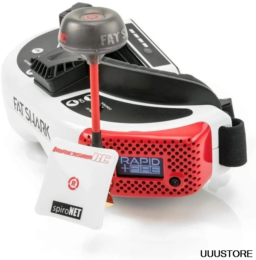 FatShark Dominatior HDO2 FPV очки + погружной Радиоуправляемый модуль rapidFIRE SpiroNET v2