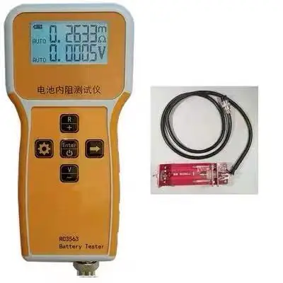 

Internal impedance of battery cells manual IR tester