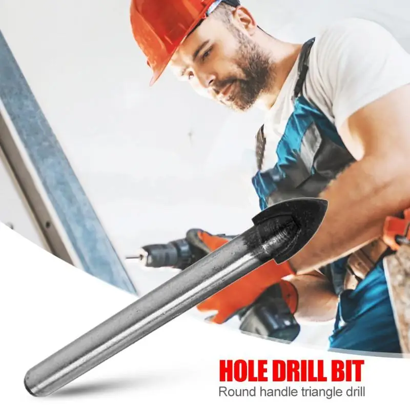 Круглая дрель с рукояткой из керамического стекла фарфор мрамор гранит сланец