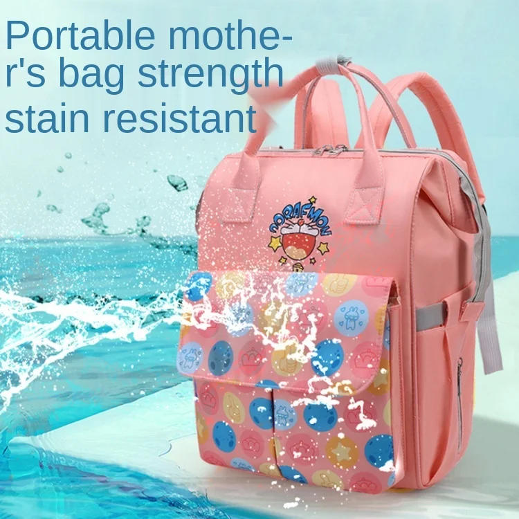 

Fashionable Maternity Backpack Multi-purpose Backpack Mommy Bag Outing Lightweight Large Capacity Baby Backpack Diaper Bag