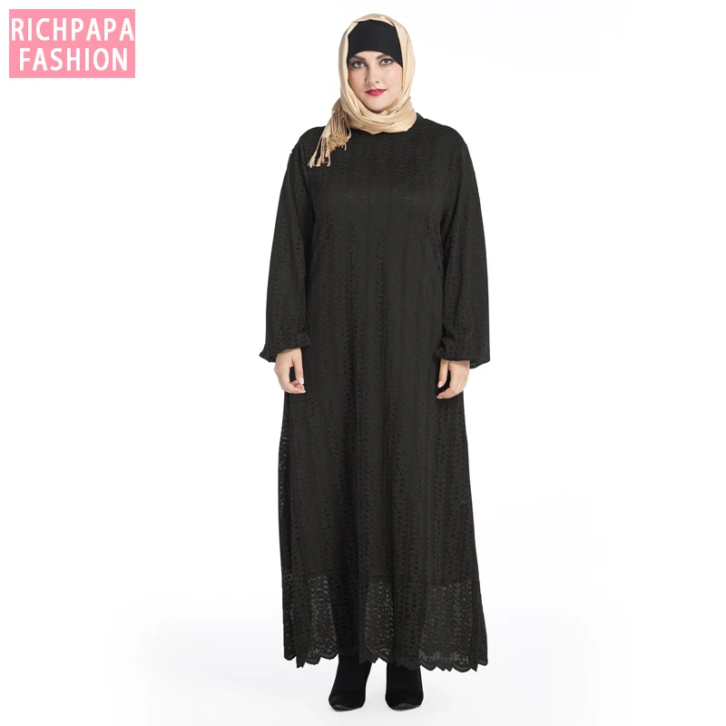 Размера плюс Vestidos Abaya Dubai Бангладеш кружевное турецкое исламское арабское хиджаб