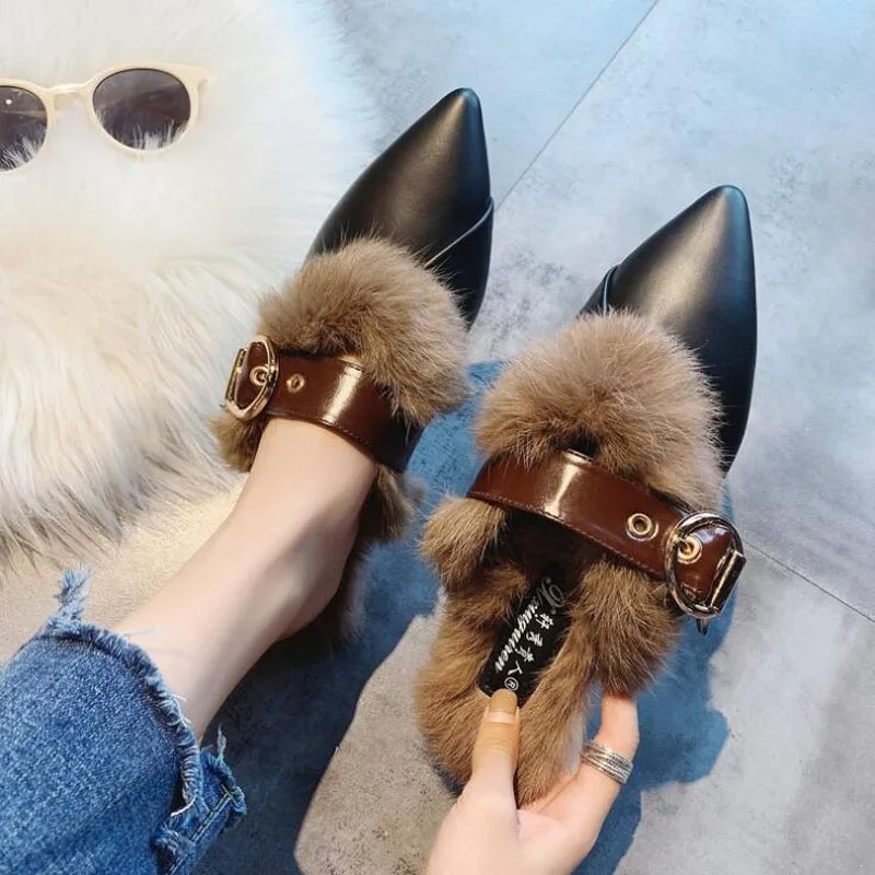 Сезон осень-зима цвет белый хаки Новинка женская обувь без застежки лоферы