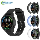 ТПУ защитный чехол для XiaoMi Mi Watch цветной спортивный умные часы прозрачный противоударный защитный чехол для XiaoMi Mi Watch браслет Рамка