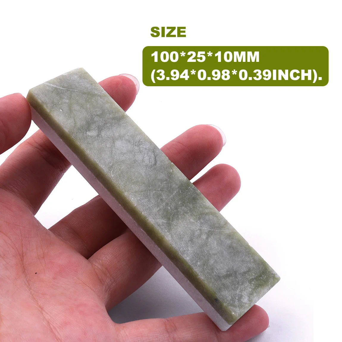 

Double Sided Blade Sharpening Oil Stone 8000# Natural White Agate&10000# Knife Whetstone Kitchen tool