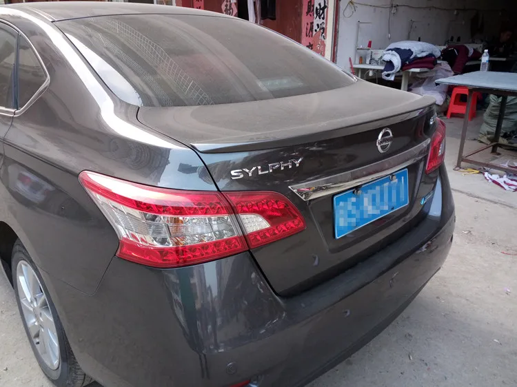 Спойлер для Nissan Sentra спойлер из абс-материала заднего крыла автомобиля праймер