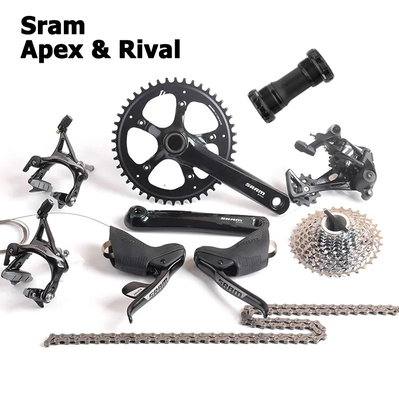 SRAM RIVAL 1 APEX 11s скоростной дорожный набор велосипедных компонентов 1x11s 170 мм 11 32T 42T