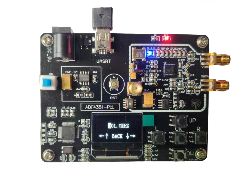 ADF4351 генератор сигналов Модуль 35 M-4,4 GHz RF источник сигнала подметальная машина STM32