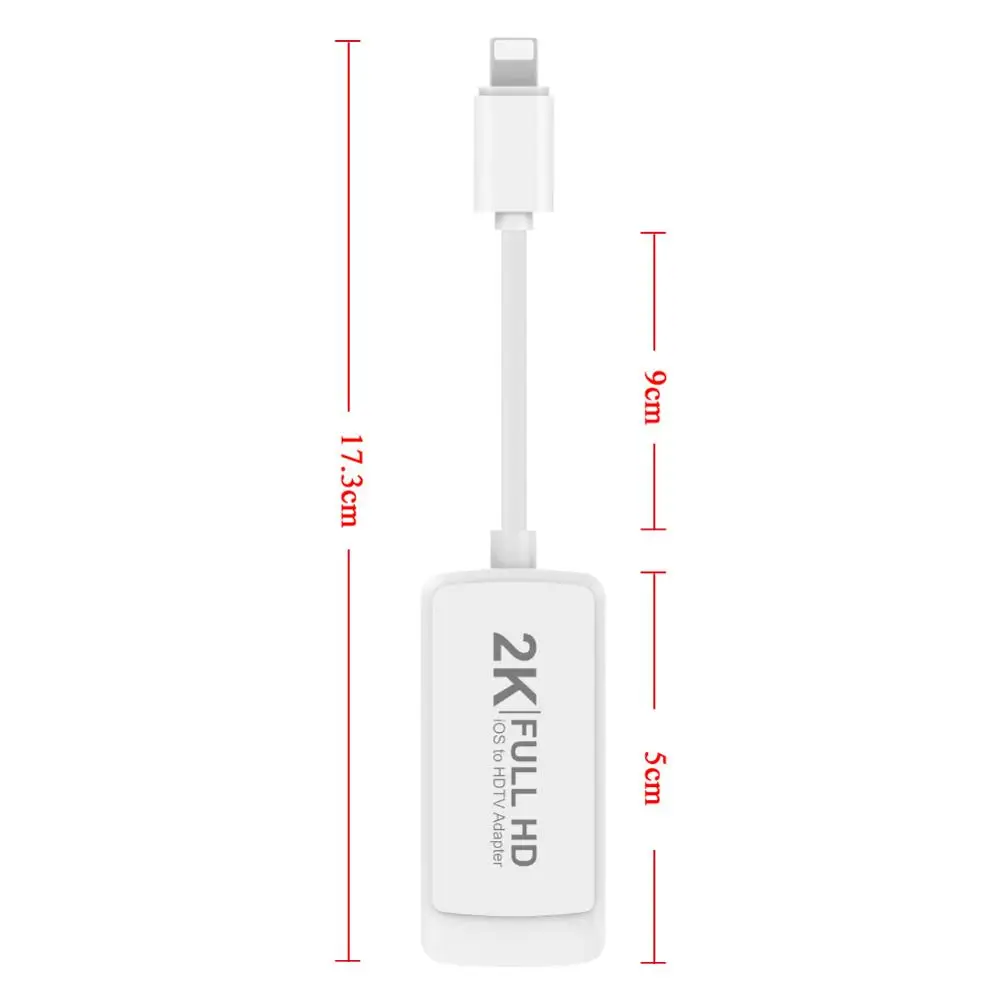IOS HDTV кабель AV адаптер HDMI шнур телефон видео конвертер для iPad iPhone X Xs MAX XR 11 6 7 8 Plus ТВ