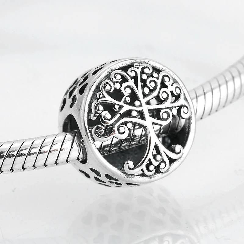 Подходят оригинальный 3 мм Пан талисманы браслет 925 стерлингового серебра семья