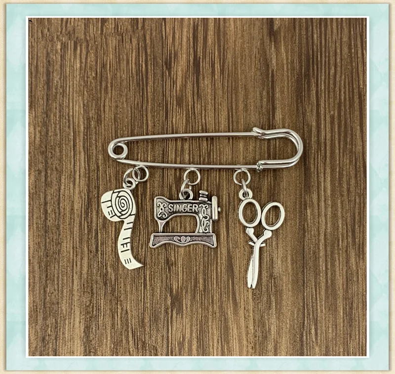 2020 Sewing machine pin tailor silver quilt | Украшения и аксессуары