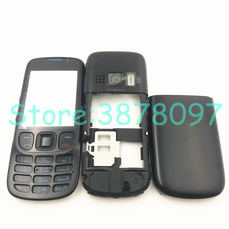 Чехол для Nokia 6303c 6303 10 шт./лот с полной защитой корпуса английской клавиатурой