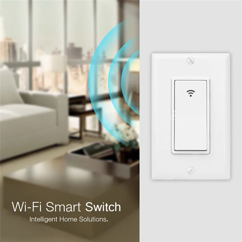 WiFi настенный светильник Smart Life/Tuya APP дистанционное управление работает с Amazon Alexa