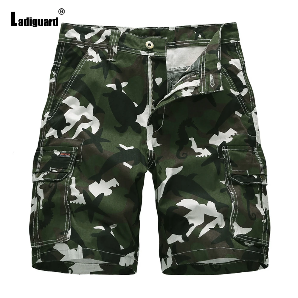 2021 Stylish simplicity Men Leisure Hot Shorts Plus Size Mens All-match Camouflage Lace-up Casual Beach Shorts Sexy Man Clothing