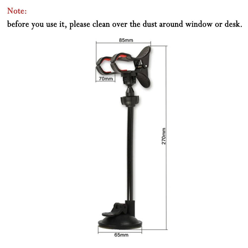 

Car Windshield Phone Holder Adjustable 360 Degree Rotation GPS Bracket for iPhone Xiaomi Samsung Universal Desk Sucker Holder