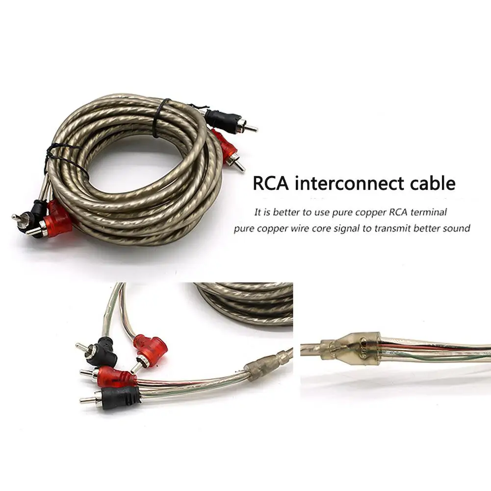 Комплект проводки для автомобильного аудио динамика 10GA комплект проводов