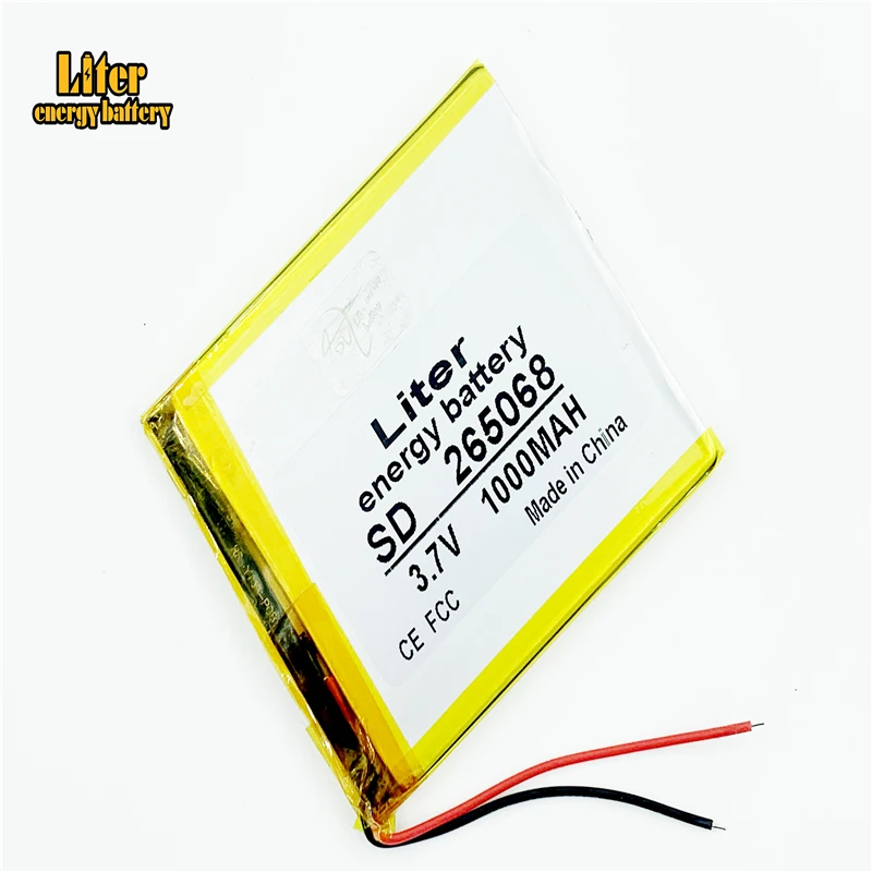 265068 3 7 V 1000mah аккумулятор планшета с защитной платой для цифровой продукции|tablet
