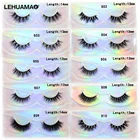 Оптовая продажа 100 парлот Макияж 3D норковые ресницы 5D норковые ресницы мягкие Поддельные ресницы многоразового применения Fedex DHL доставка