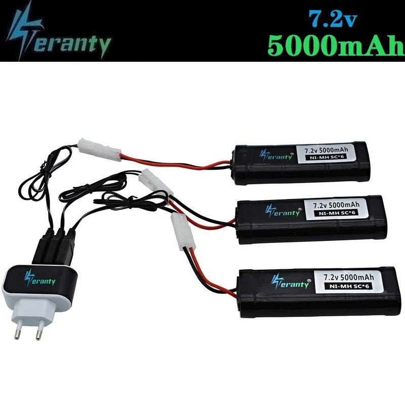 Разъемы Tamiya (KEP 2P) 7 2 в 5000 мАч SC Ni MH аккумулятор для радиоуправляемых автомобилей