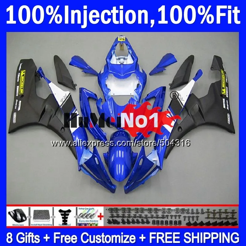 

OEM For YAMAHA YZF R 6 YZF 600 YZF-600 7MC.11 YZF R6 06-07 600CC YZF600 YZF-R6 2006 2007 YZFR6 06 07 Stock blue OEM Fairings