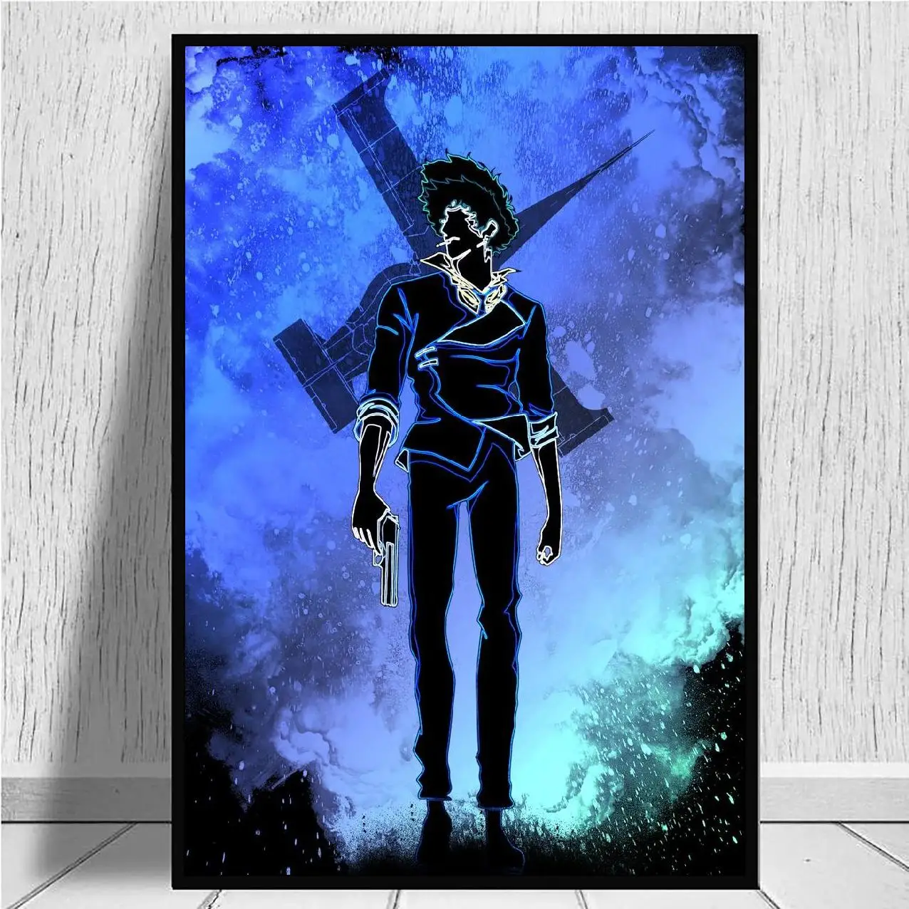 

Soul of the Space Cowboy Canvas Wall Anime Art Print Modern Poster Wall Pictures Living Room Decor No Frame