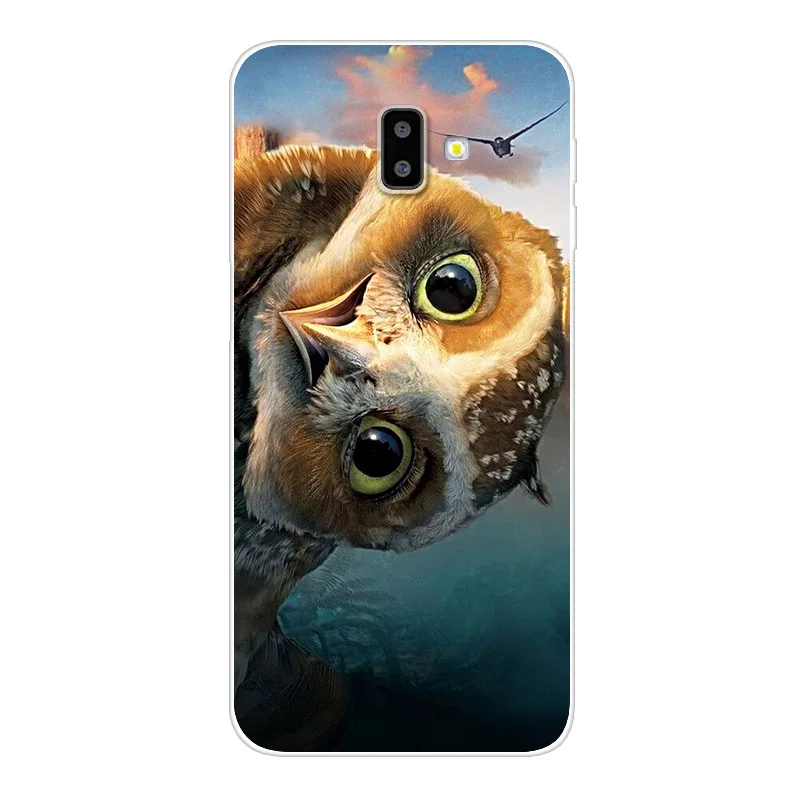 Чехол J6plus Capas для samsung J6 Plus, силиконовый мягкий чехол из ТПУ с принтом для samsung Galaxy J6 Plus J 6 Plus J610 J610F J6+ чехол